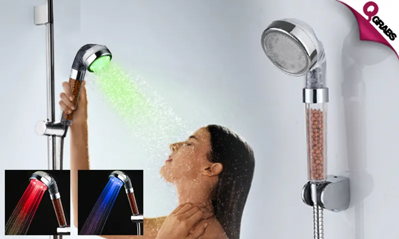 Color-Changing Spa Shower Heads!